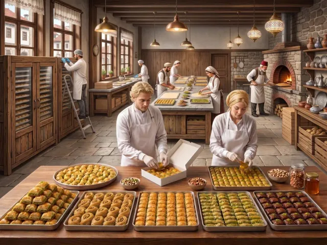 Gazi Baklava — proizvodnja i skladištenje